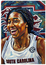 ALIYAH BOSTON * South Carolina * BASKETBALL * Novelty Art Card * ATC ACEO