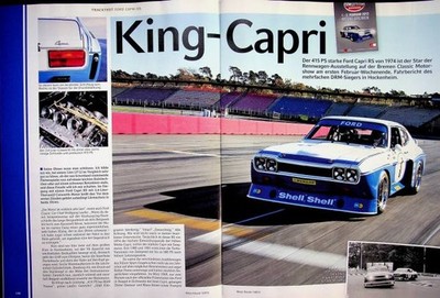 Motor Klassik 01/2013 Ford Capri RS Gruppe 2 mit 415PS im Tracktest auf 6 Seiten
