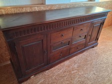 Indischer Sideboard Massivholz  zwei Türen drei Schubladen