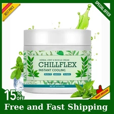 CHILLFLEX Menthol Soothing Cream, Instant Cooling Soothing Gel Joint Activities