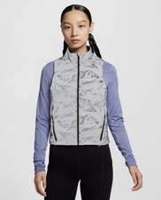 Sz XL Nike Running Vest Women Swift Therma FIT ADV Reflective HV2762-078 160