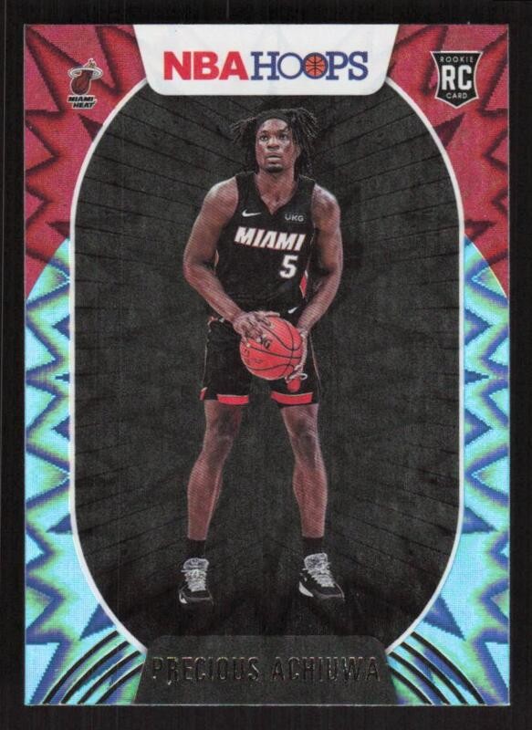 2020 HOOPS PRECIOUS ACHIUWA 210 MINT RC TEAL EXPLOSION BASKETBALL MIAMI HEAT
