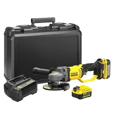 STANLEY SFMCG400M2K-QW - AKKU-WINKELSCHLEIFER 18V-4.0Ah-2 AKKU