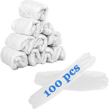 Disposable Arm Sleeves, Plastic Waterproof Oversleeves Protector Covers with Ela
