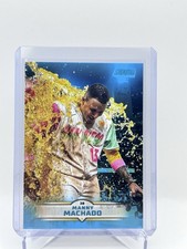 2025 Topps Stadium Club Light Blue Parallel MANNY MACHADO #180 San Diego Padres