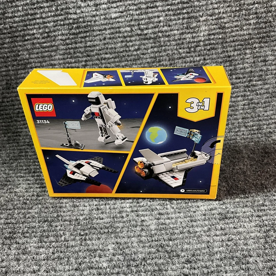 LEGO Creator 3 en 1 Transbordador Espacial 31134 Juego de Construcción 144 Piezas 6+ Robot Astronauta Foto 3 de 4