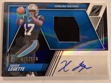 Panini 2024 Zenith Xavier Legette AUTO Patch RC Panthers 333/399 Rookie Football