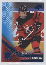 2022 Team Canada Juniors Prospectus Momentous Electric Blue Connor Bedard 0ps