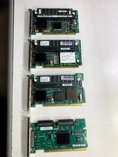 (Lot of 4x) U320 RAID Cards PCI-X 133Mhz 64Bit 68pin HD68 External BBU 512MB
