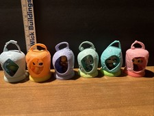 McDonalds Lot Of 6 Littlest Pet Shop Hasbro Pets With cages
