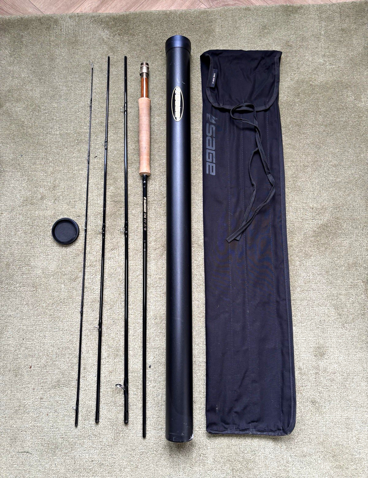 Sage ONE 696-4 Fly Rod 6ft 9in #6 4pc Fast Graphite w/ Tube & Sock