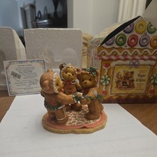 Cherished Teddies 352586 Sugar Spice 1998 Christmas Holiday Gingerbread Figurine