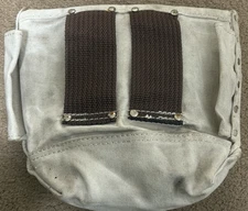 Heavy Duty Canvas Tool Belt Pouch Bag. 10" x 8" x 4"