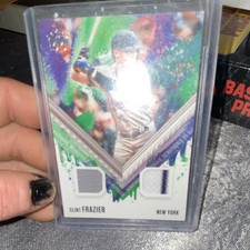 Panini Clint Frazier New York Baseball Memorabilia Dk Materials Card #DKM-CF