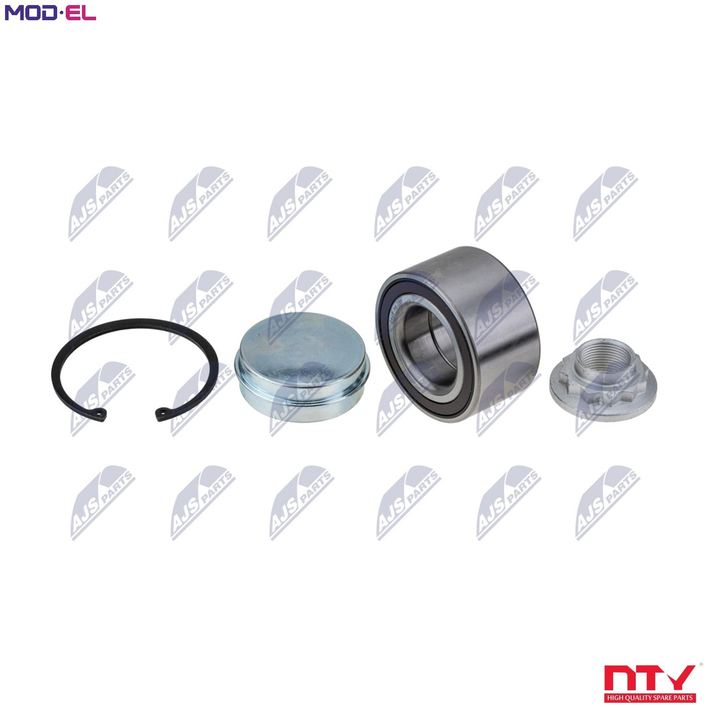 Front NTY KLP-RE-031 Wheel Bearing Kit for RENAULT,SMART - Image 7