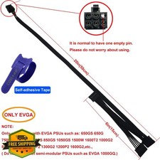 COMeap EVGA PSU SATA Power Cable 6 Pin to 3X SATA 20in