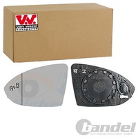 VAN Wezel Spiegelglas AsphÄRisch Beheizbar Links Passend FüR VW Golf | 5775835