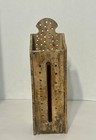 vintage wood cigarette dispenser 13”