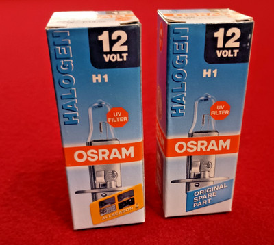 2x New OEM OSRAM 64150 H1 55W Headlight Headlamp Bulb Set FREE SHIPPING!