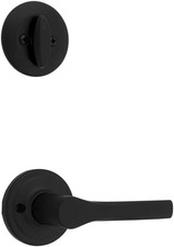 Kwikset 966HYL-514.UNIV Henley Lever Single Cylinder Interior Pack, Matte Black