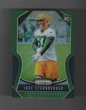 2019 Prizm Jace Sternberger RC Rookie #368 Green Prizms Packers Texas A&M Aggies
