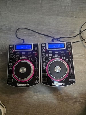 Numark NDX 400 1-Channel DJ Mixer Set Used W/ 2 Scratch Live Control Cd