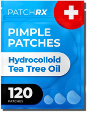 Pimple Patches for Face 120 Patches , Hydrocolloid Acne Patches with Tea Tree O