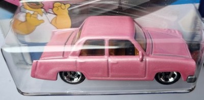 2026 Hot Wheels The Simpsons Family Car in 1/64 # JJJ68 HW Screen Time Homer