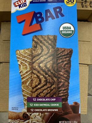 CLIF Kid ZBar (36 ct.) USDA Organic Assorted- Exp 03/17/26