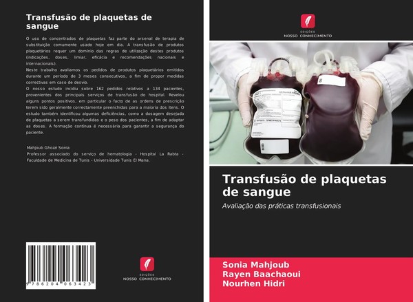 Sonia Mahjoub (U. A.) | TransfusãO De Plaquetas De Sangue | Taschenbuch (2021)-image