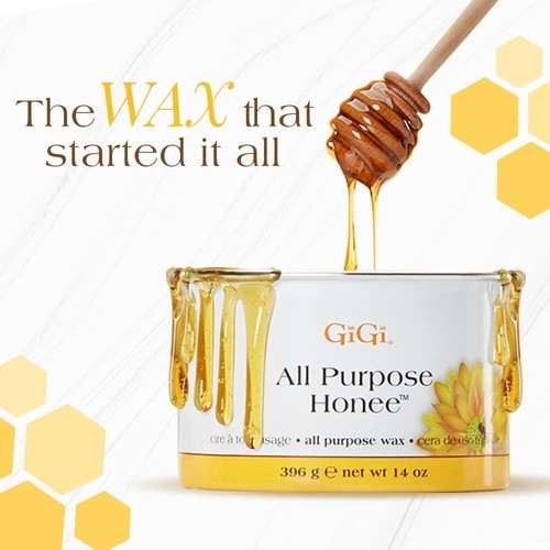 GiGi All Purpose Honee Wax, 14 oz ( 396 g ). Waxing For Fully Body and Face - Picture 4 of 5