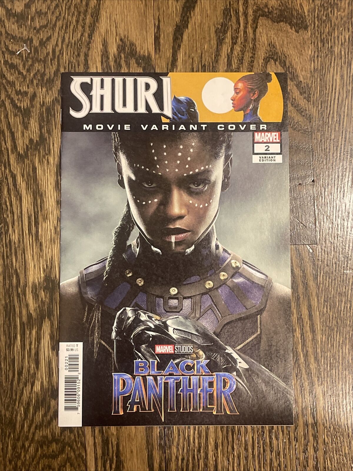 Black Panther 2 Comic Book Variant Cover Shuri High Grade #PNCARDS