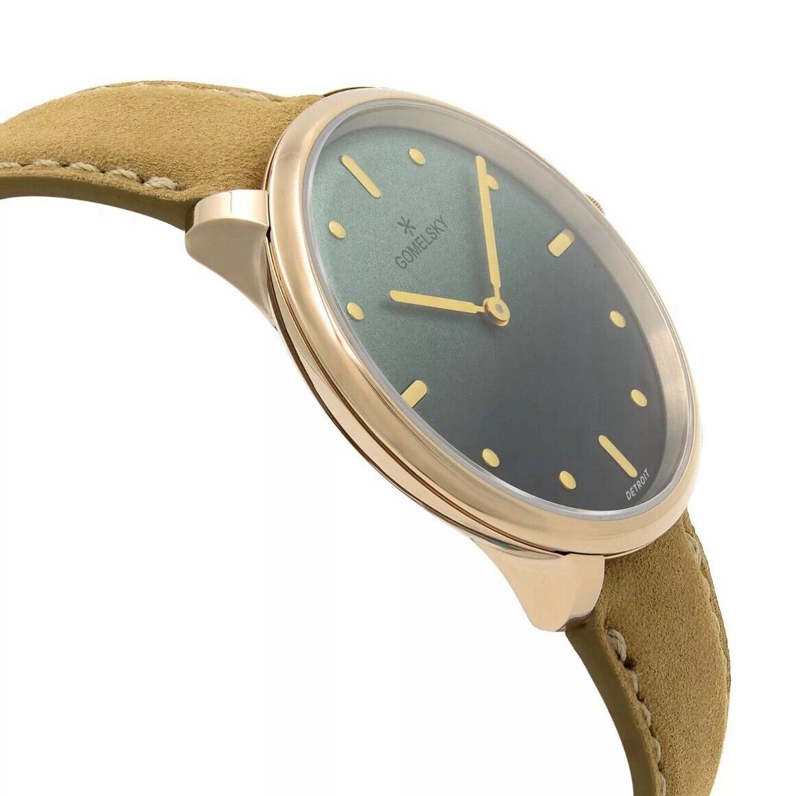 Gomelsky Audrey 6 Gold Tone Steel Green Dial Quartz Ladies Gomelsky Audrey 6 Gold Tone Steel Green Dial Quartz Ladies