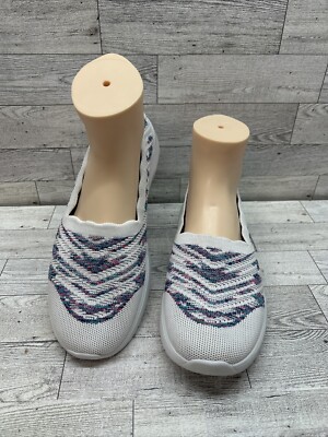 Skechers Seager Cup Washable Knit Slip-Ons My Impression White