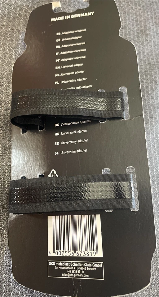 Adaptador SKS Anywhere, adaptador de montaje en jaula de botella de agua: negro Foto 2 de 2