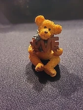 Boyds Bear Holding The Letters Love Miniature Figurine