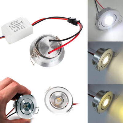 Mini 1w Led Downlight 52mm/diameter Ac85-265v Ac220v Recessed Ceiling Downlights