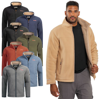 Arctic Seven warme Herren Fleece Winter Übergangs Jacke Outdoor Sweat AS325  NEU