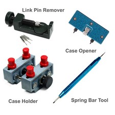 Watch Repair tool Kit - Case Opener Case Holder Link Pin Remover Spring Bar Tool