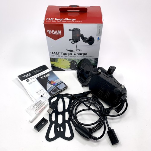 RAM Mount Tough-Charge Wireless Charger W/Suction Mount RAM-B-166-UN12W