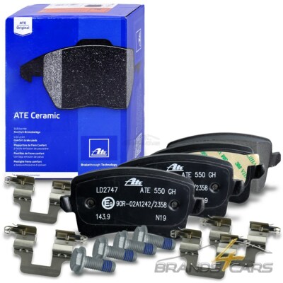 ATE CERAMIC BREMSBELÄGE SATZ HINTEN FÜR AUDI A4 8K B8 A5 8T 8F Q5 8R 1.8 - 3.2