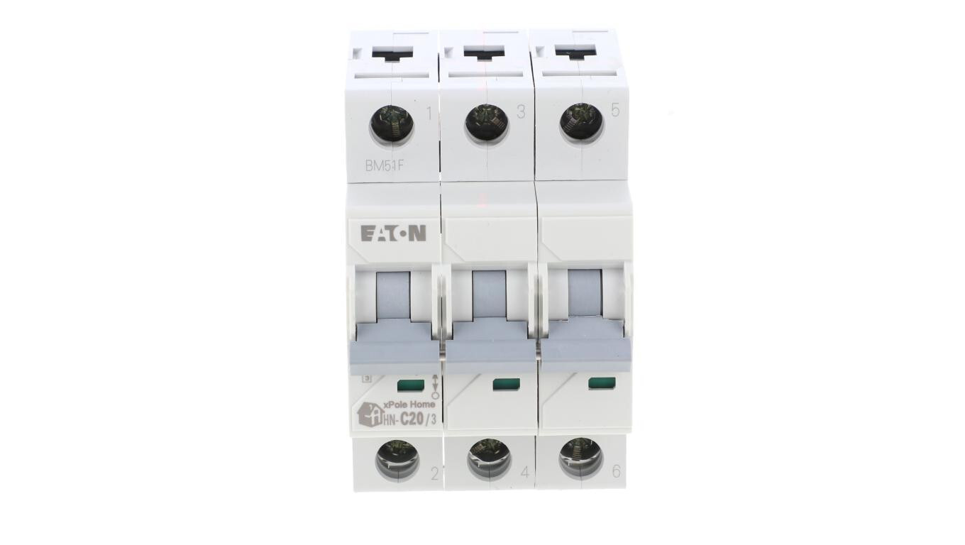 Circuit breaker 3P C 20A 6kA AC xPole Home HN-C20/3 194892 /T2UK
