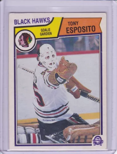 Tony Esposito 1983-84 O-Pee-Chee Hockey Card 99 Grade VG-EX