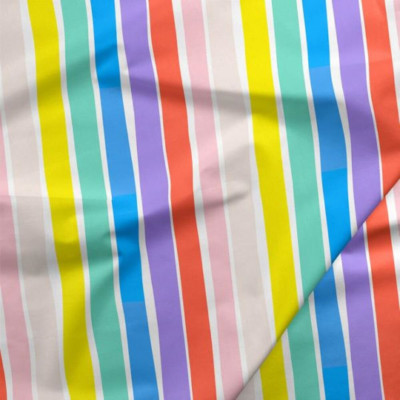 Over the Rainbow 6'' Stripe - Paintbrush Studio Cotton Fabric