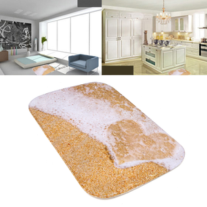 Details About Home Decor Sand Beach Romantic Heart Bathroom Rug Carpet Floor Pad Door Us Us