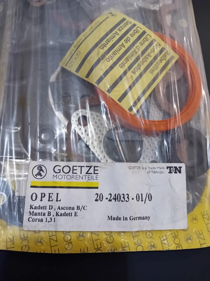 Opel Kadett D-E,Ascona B-C,Manta B, Corsa A, Serie Guarnizioni Motore - Imagen 2 de 2