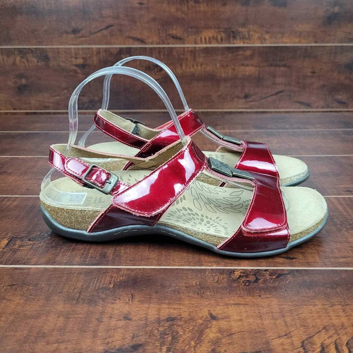Red orthopedic sandals sale