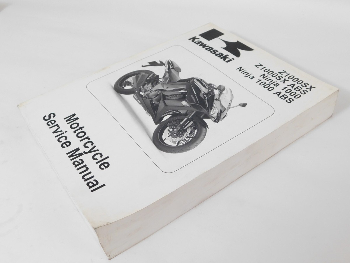 2011 Kawasaki Ninja Z 1000 SX ABS ZX Repair Service Manual Book