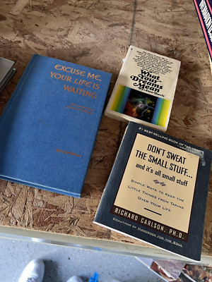 Lot of 3 books about life, mental health, and emotions