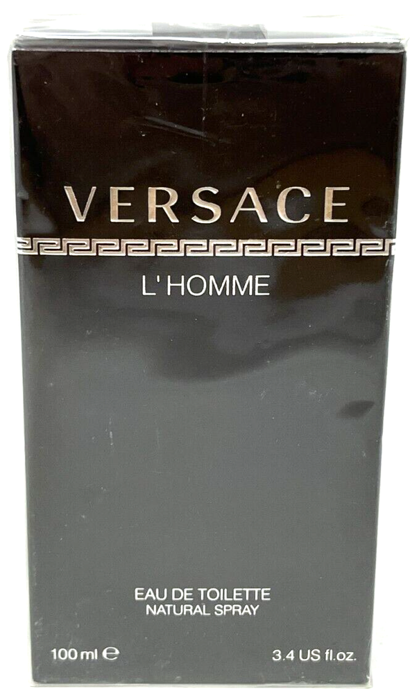 Versace L'Homme Eau De Toilette Natural Spray Sealed 3.4 fl oz